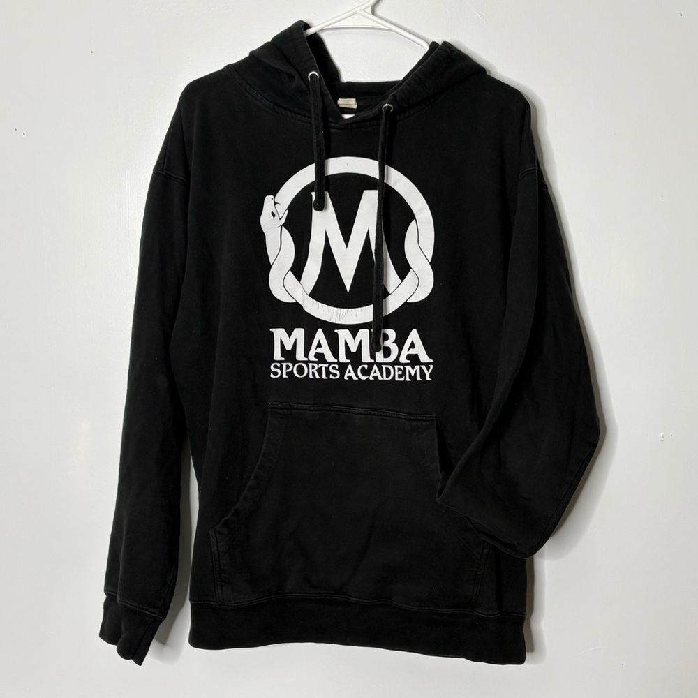 Mamba Sports Academy KOBE BRYANT Sweatshirt Hoodie Black White Large RARE Legend